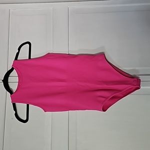 Pink Sleeveless Bodysuit